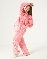 Women's Jacquard Winter Pajama Set – Soft & Cozy Homewear