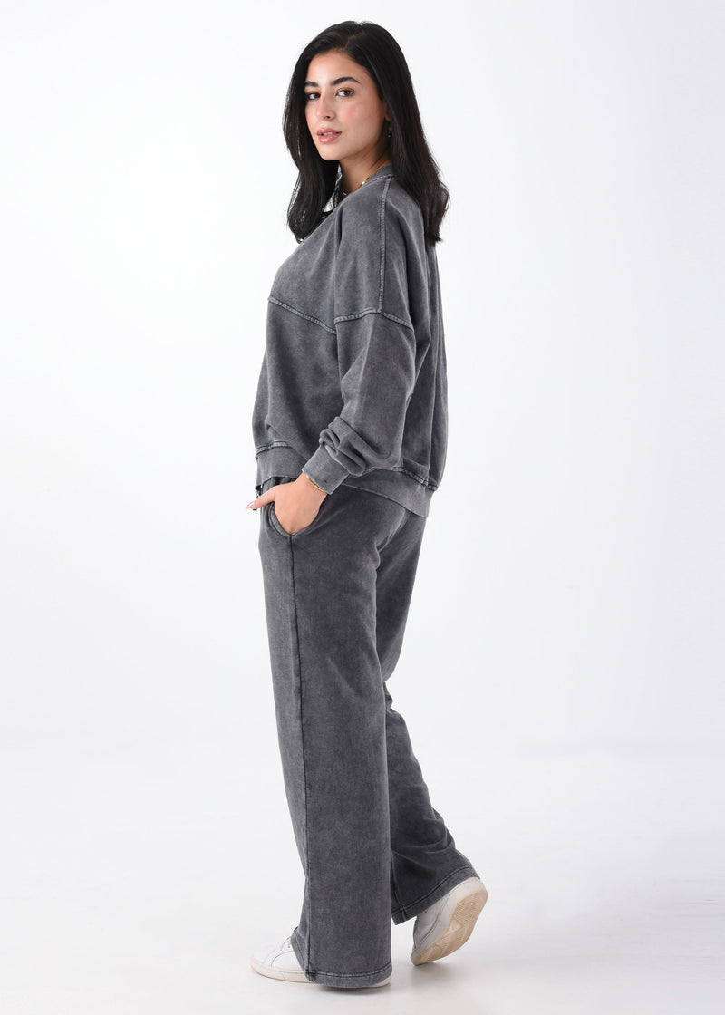 Tracksuit Summer Melton Gray Set