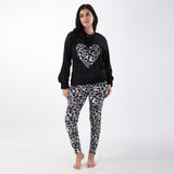Tiger Black Heart fur pajama