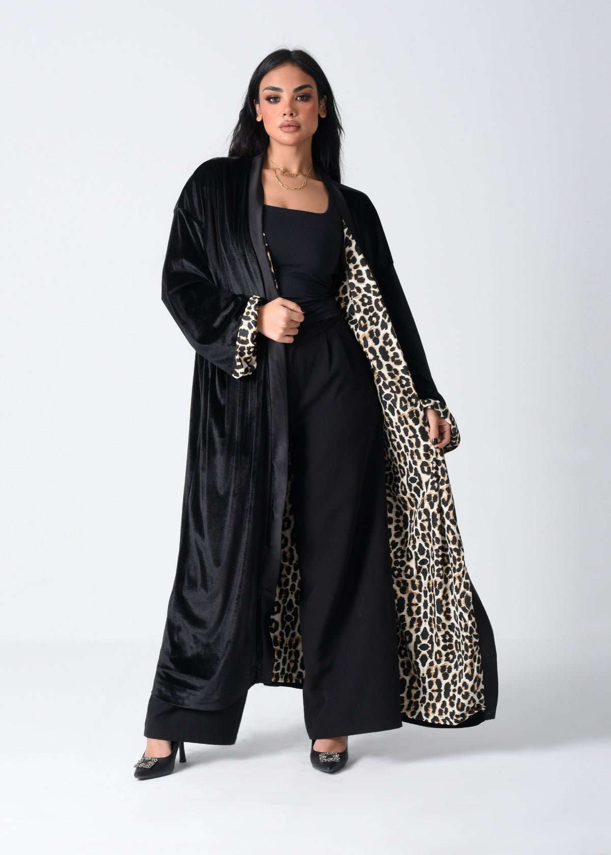 دابل فيس ريتاچ قفطان - DOUBLAE FACE KAFTAN REETAJ