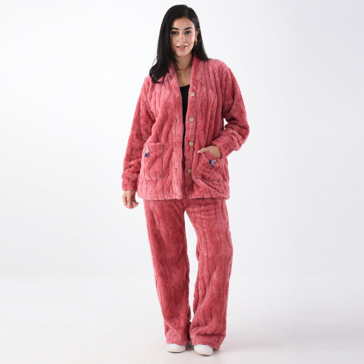 Shechick Comfort Dusty Pink Pajama Set