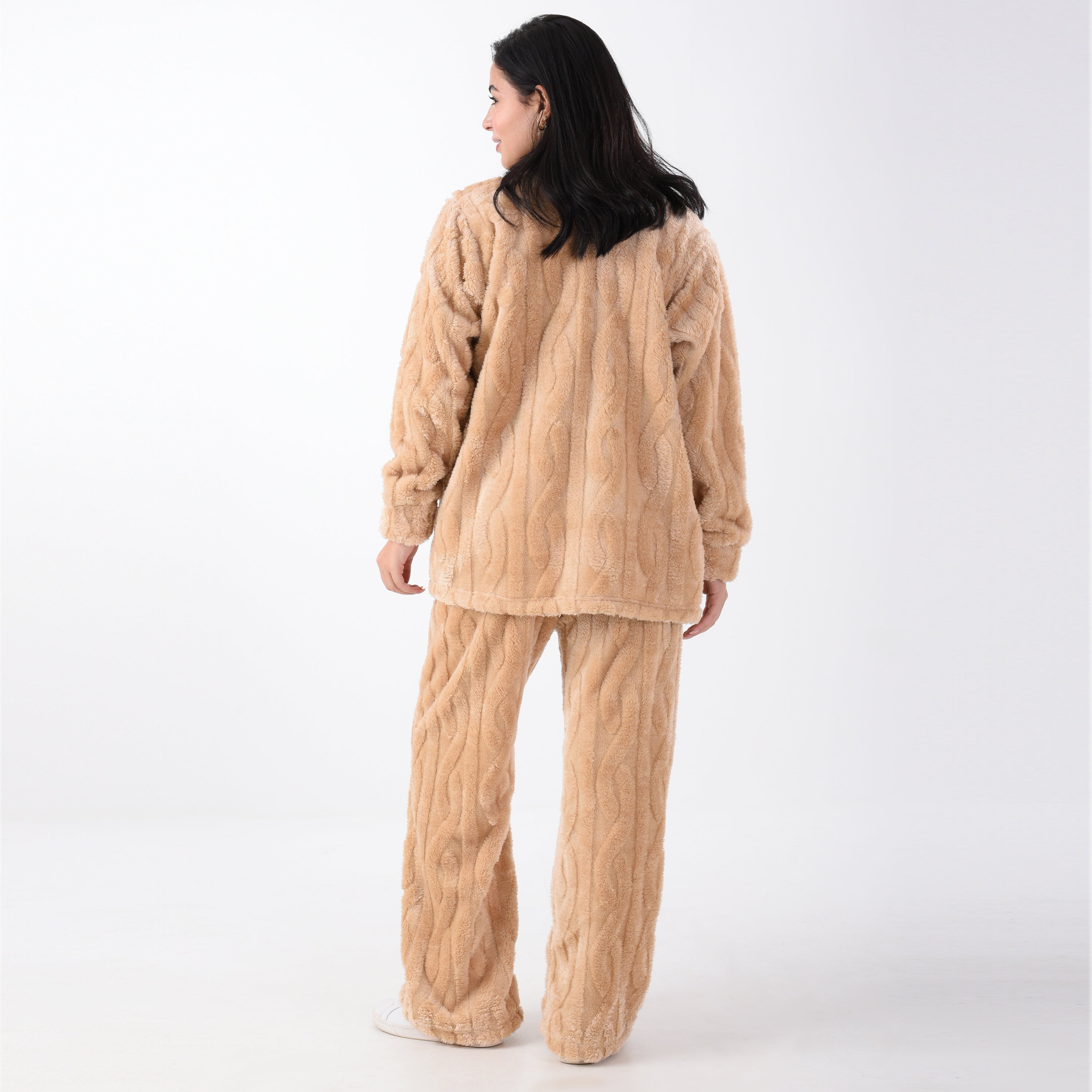 Shechick Comfort Dusty Beige Pajama Set