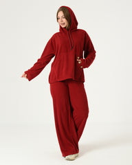 Cozy Corduroy Hoodie Pajama Set – Winter Edition
