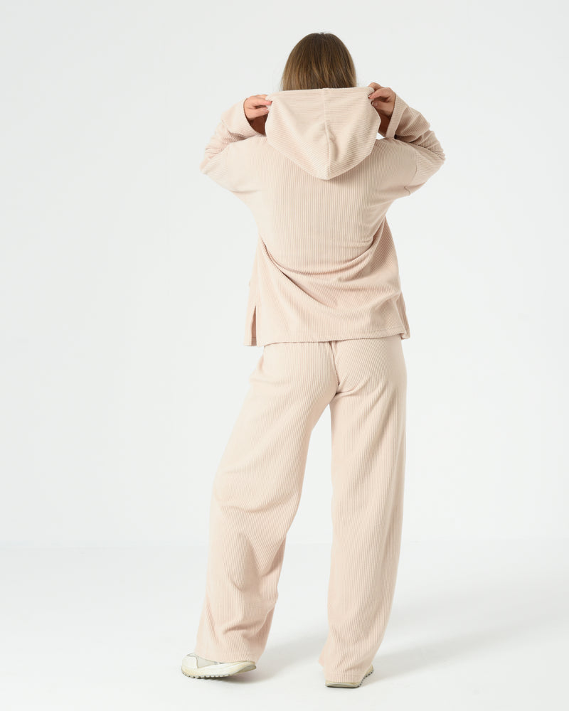 Cozy Corduroy Hoodie Pajama Set – Winter Edition