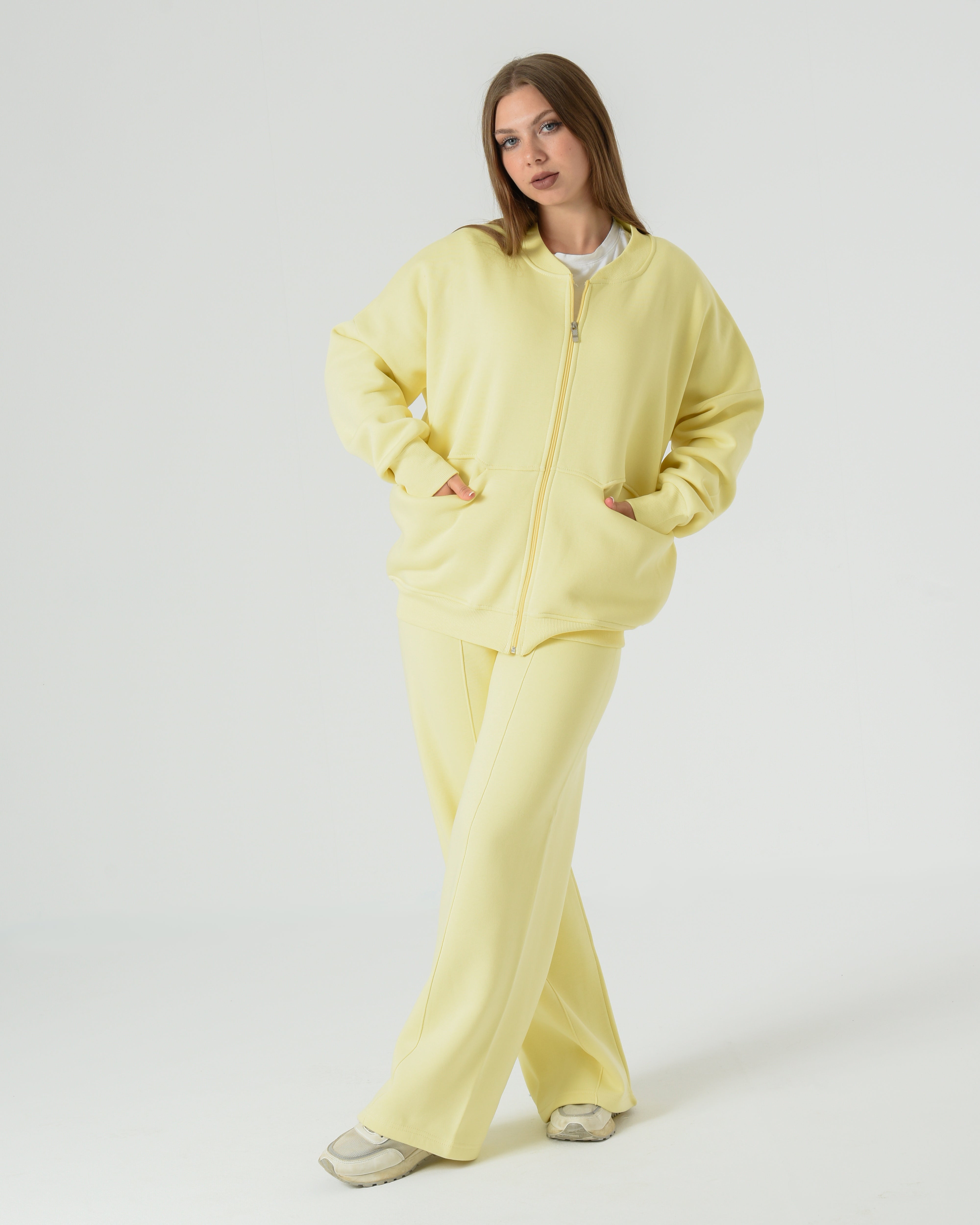 Women's Yellow Milton Tracksuit – Lined & Treated Fabric