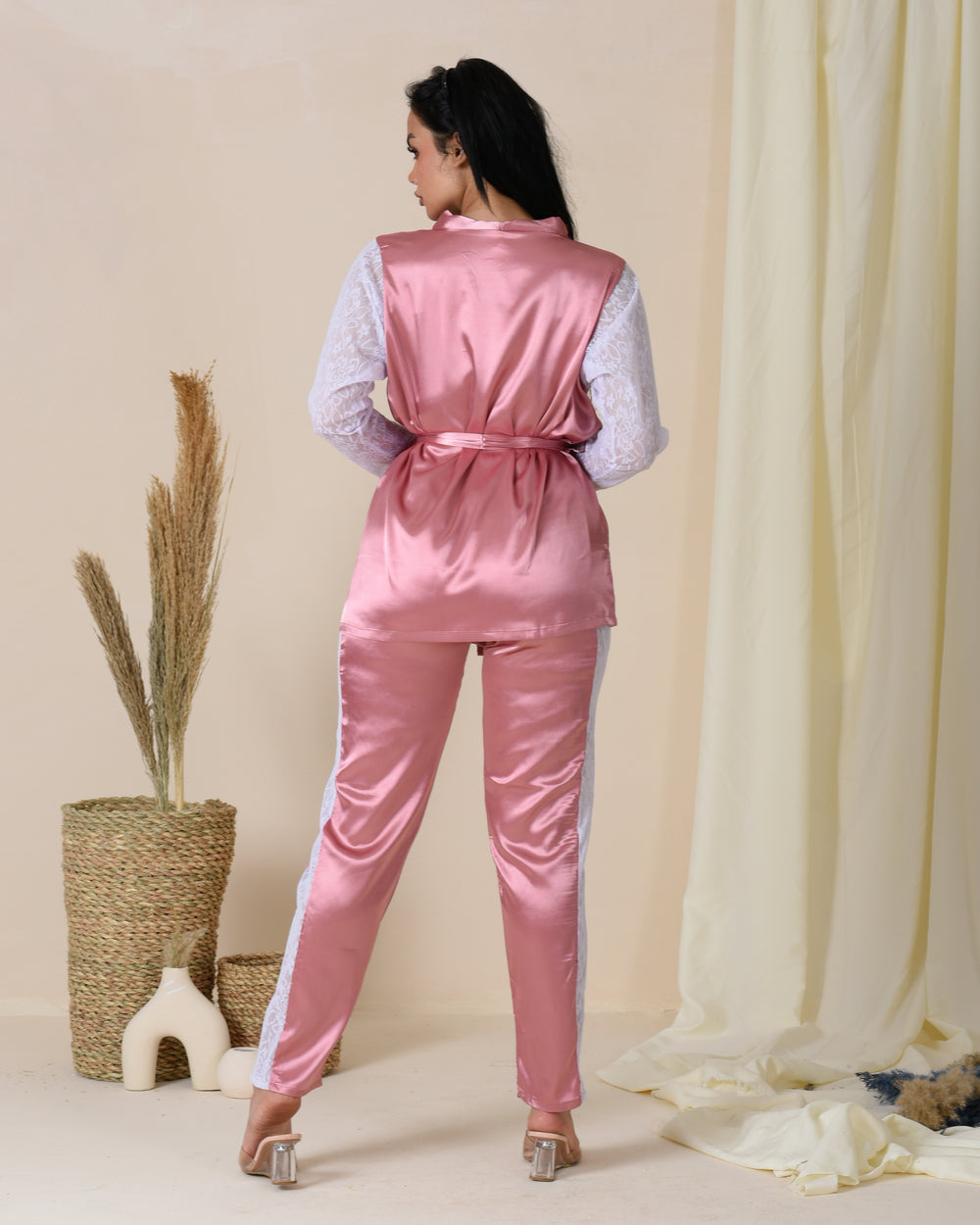SATIN BRIDE KASHMIR DUNTEL PAJAMA