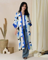 Satin Chiffon Kaftan