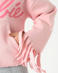 Fringe Sleeves Premium Milton Cotton Tracksuit – "Barbie" Design