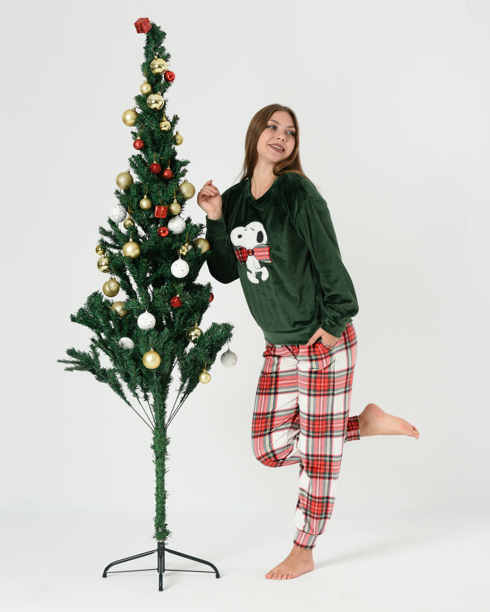 women winter velvet pajama pyjamoda