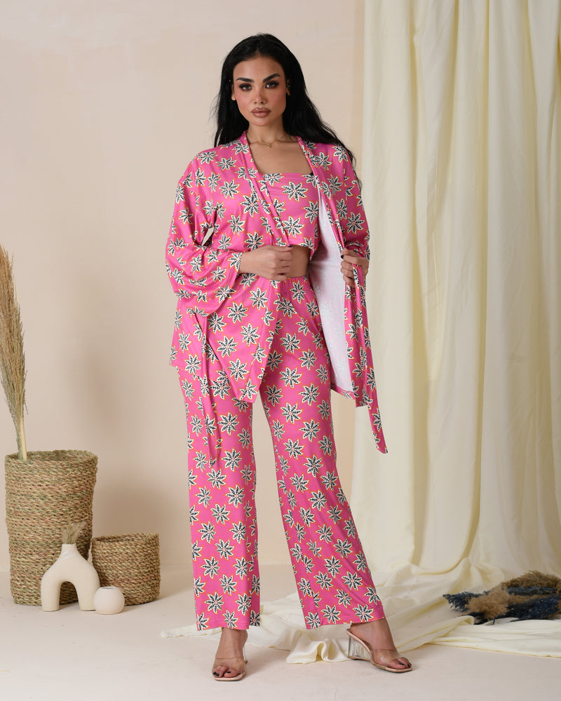 2PC'S COTTON PRINTED PAJAMA SET