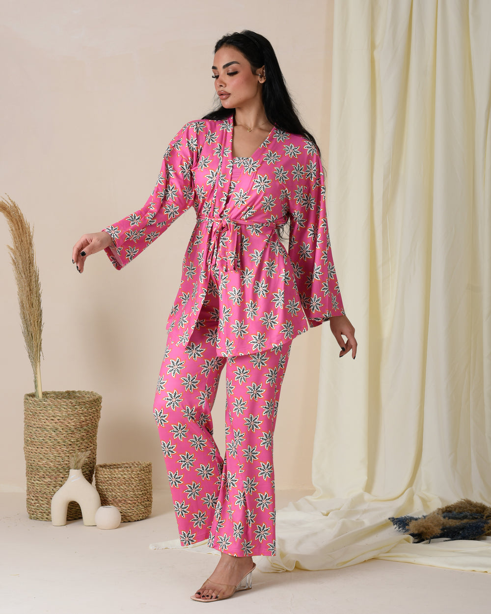2PC'S COTTON PRINTED PAJAMA SET