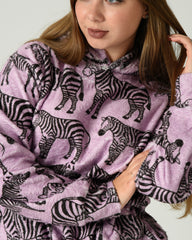 Women's 2-Piece's Winter Pajama Set – Soft Fur Hoodie & Pants