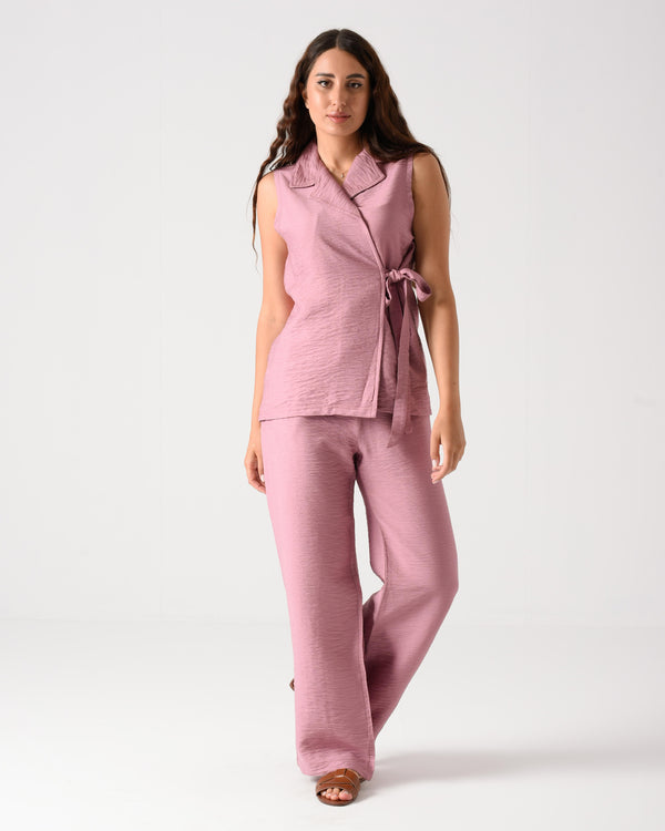 LINEN PAJAMA SET