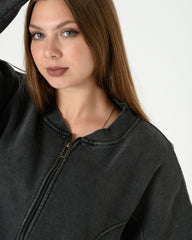 Women's Oversized Milton Pajama Set – Washed Fabric Lounge Wear