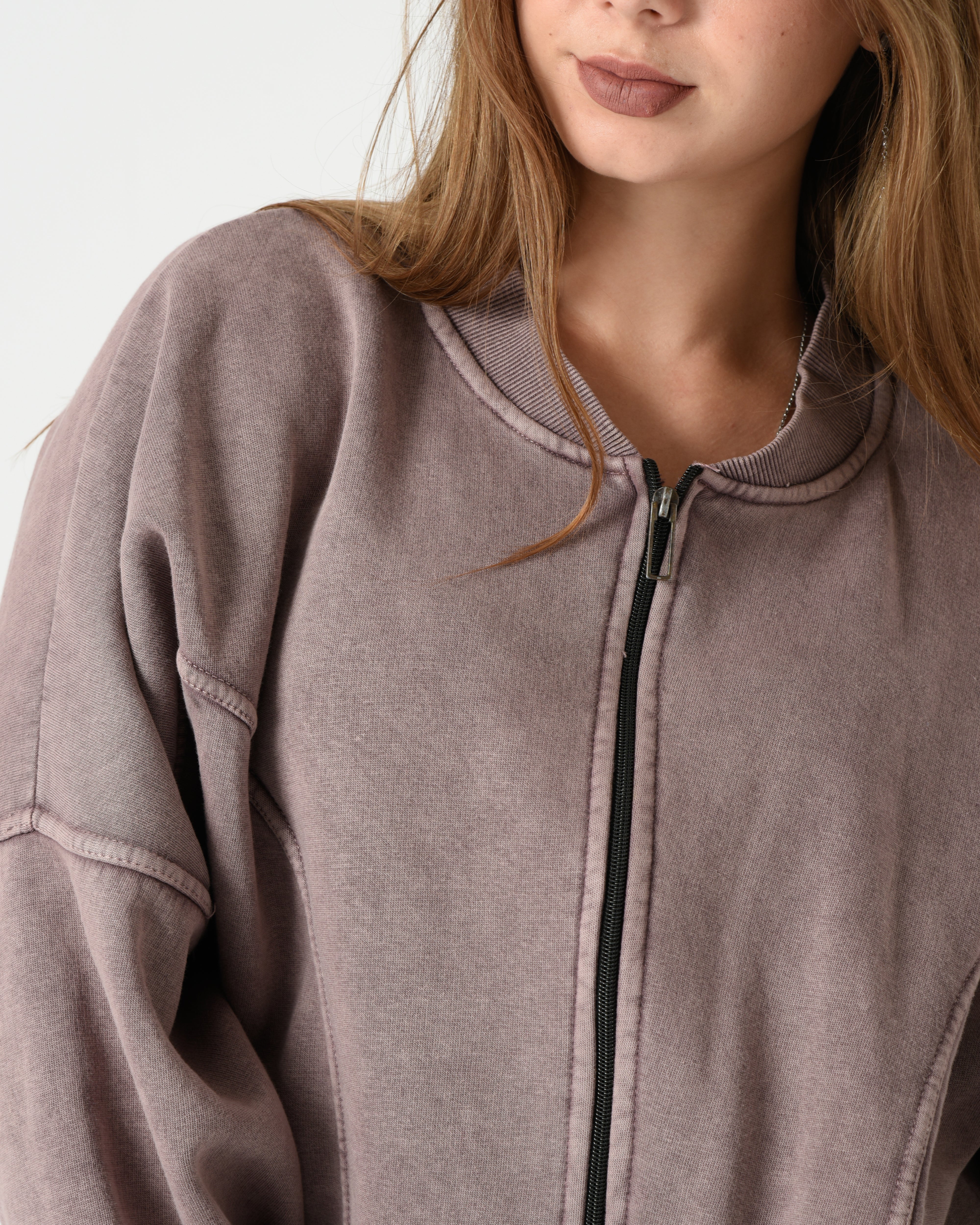 Women's Oversized Milton Pajama Set – Washed Fabric Lounge Wear