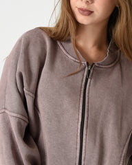 Women's Oversized Milton Pajama Set – Washed Fabric Lounge Wear