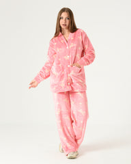 Women's Jacquard Winter Pajama Set – Soft & Cozy Homewear