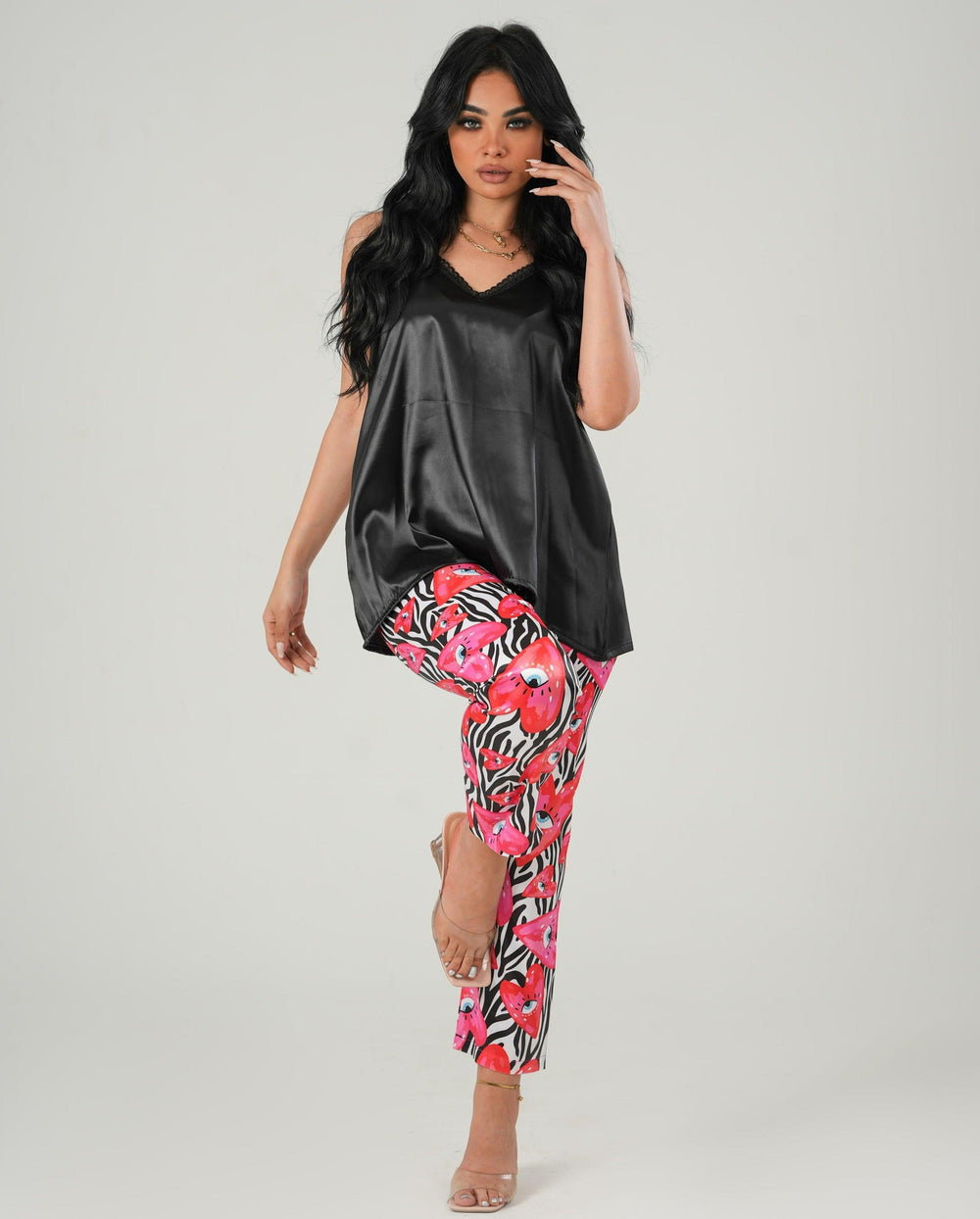 ZEBRA SATIN PAJAMA - PYJAMODA