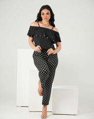 DOTS CROP-TOP PAJAMA - PYJAMODA