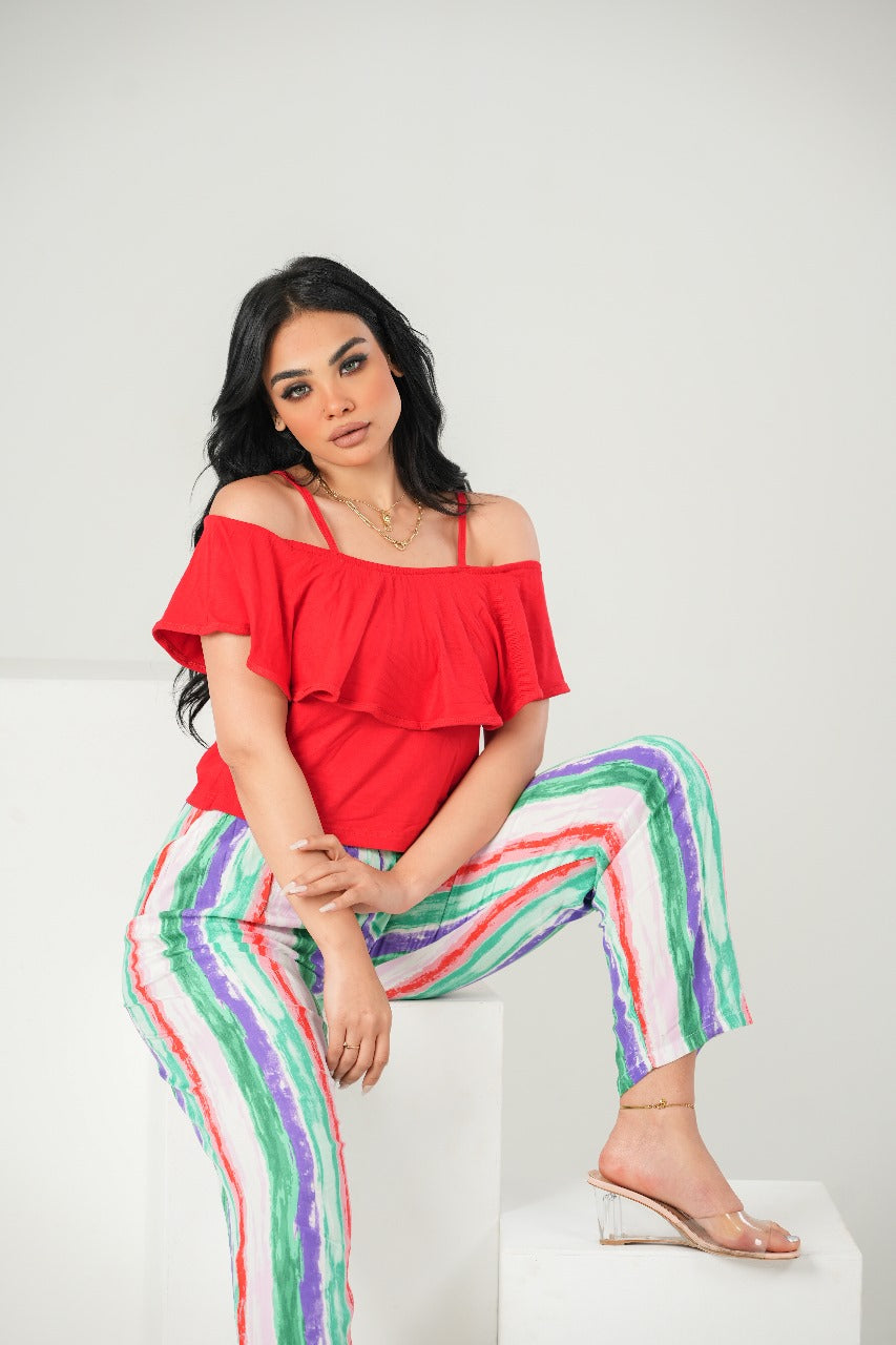 PEXI STRIPED PAJAMA - PYJAMODA