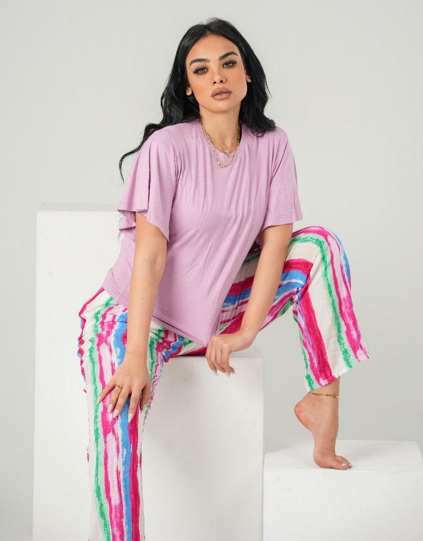 PEXI STRIPED PAJAMA - PYJAMODA