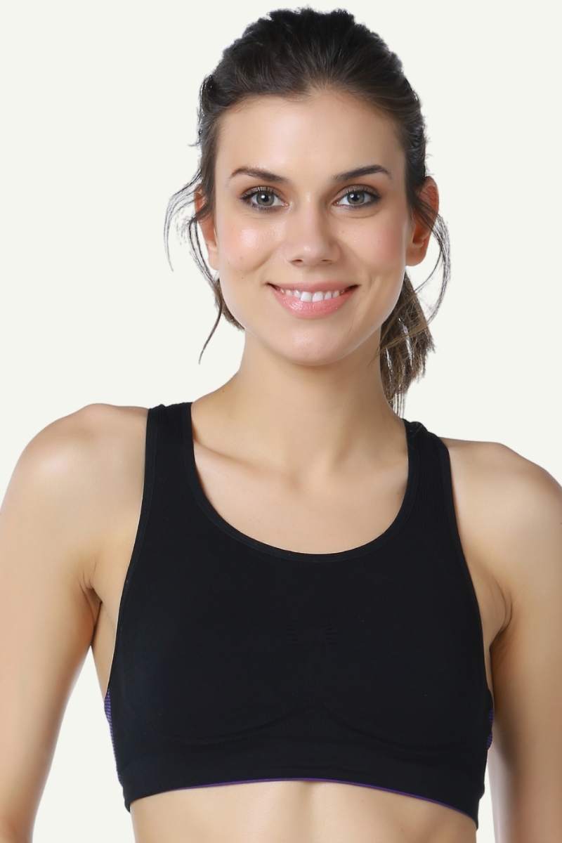 Seamless Turkey Cotton Sports Bra – High Support