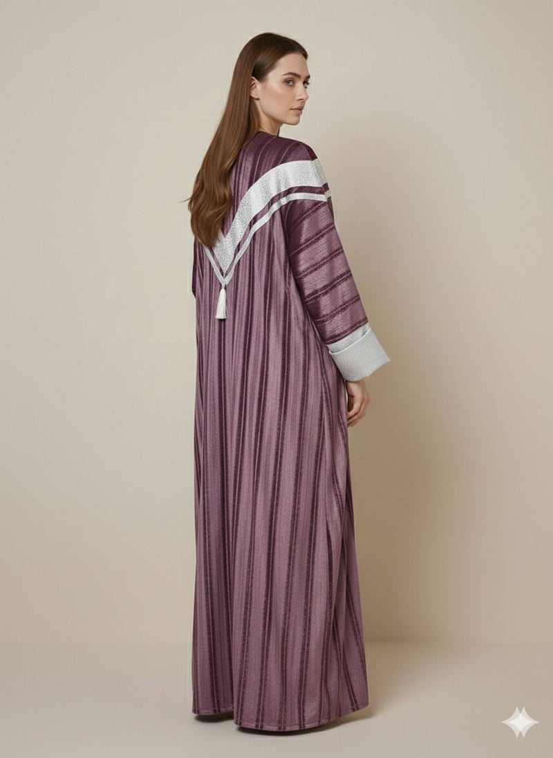 Nova Kaftan – Velvet Flow Statement Abaya