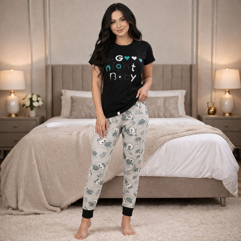 Cotton Turkey Printed Pajama Set