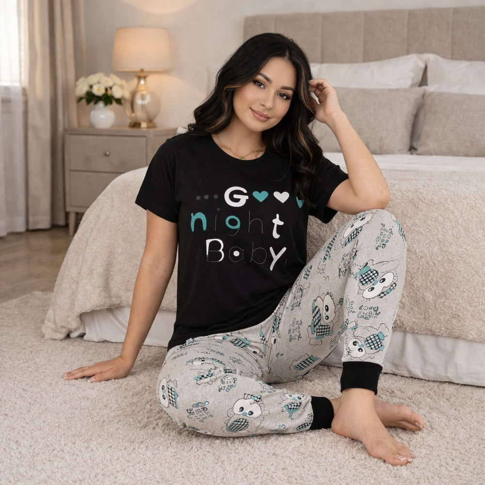 Cotton Turkey Printed Pajama Set