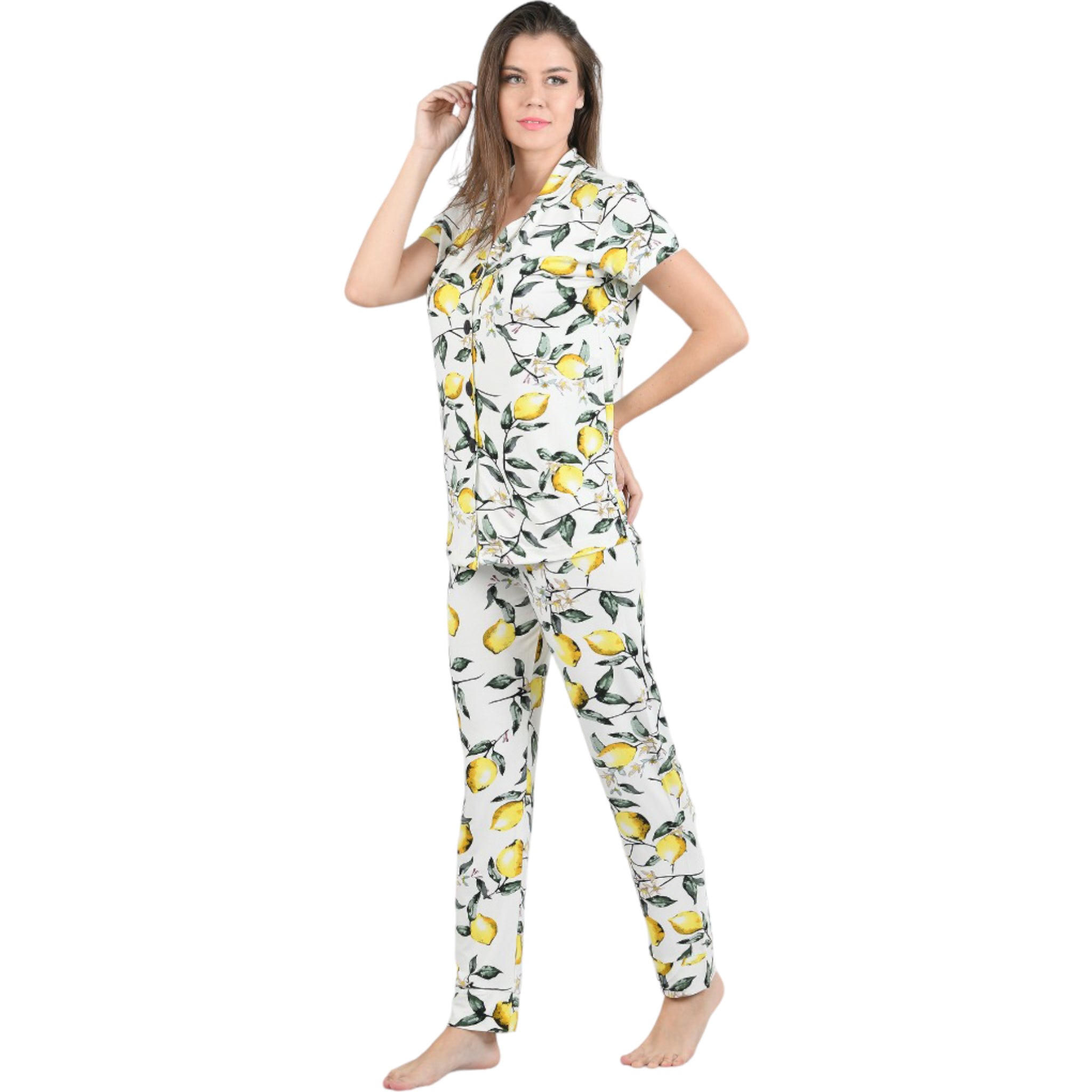 Classic Lemon Pajama Set - PYJAMODA