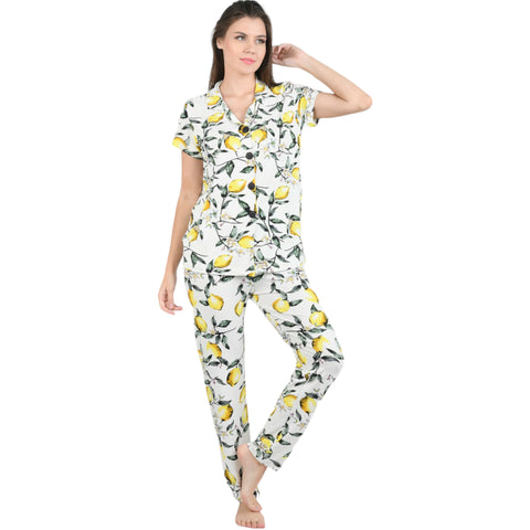 Classic Lemon Pajama Set - PYJAMODA