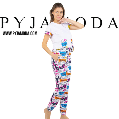 Letters Cotton Turkey Pajama - PYJAMODA