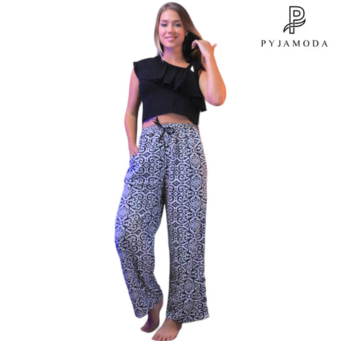 Viscose Crop-top Pajama - PYJAMODA